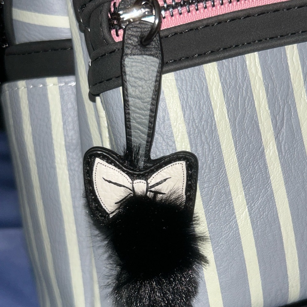 NWT Hard to find Grey Striped Eeyore Loungefly Backpack - Picture 5 of 6